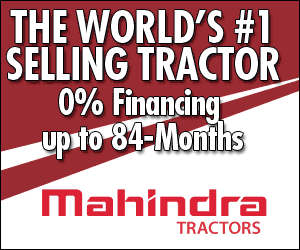 Mahindra the world's number 1 selling tractor